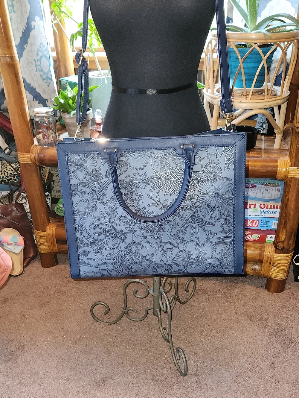 NUBILY Embossed Computer Bag